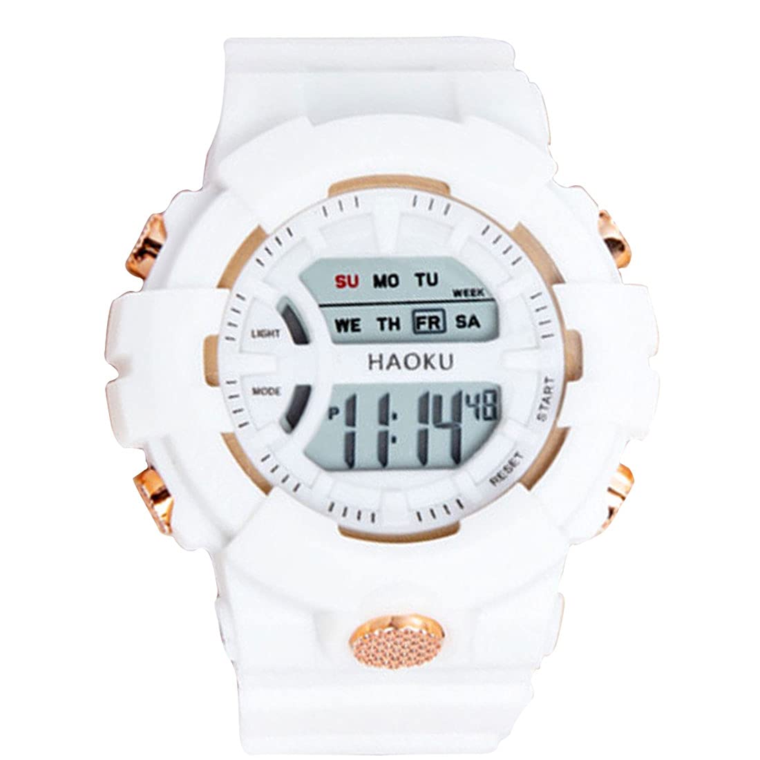 New Silicone White Sports Student Girls & Men Watches Digital Watch for Boys Digital Watch (B09GLTZ4R5) Amazon Price History, Amazon Price Tracker