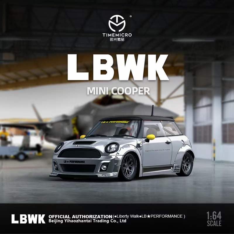 Amazon.co.jp: 1/64 tm timemicro MINI LBWK Mini Cooper Silver