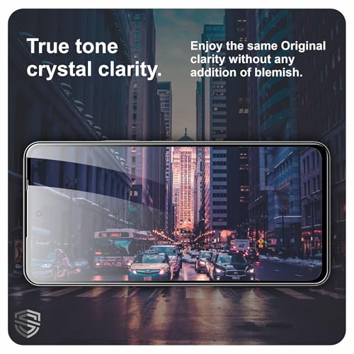 Image of Military-Grade Gorilla Tempered Glass For Realme P4x (6.78 Inch) With Installation Kit | Edge to Edge Coverage | Black