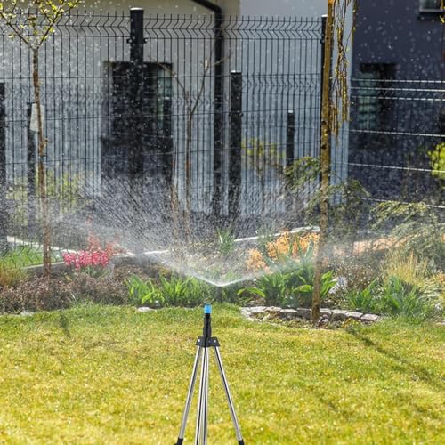 Outil d'arrosage télescopique de jardin rotatif pour grande surface - 3