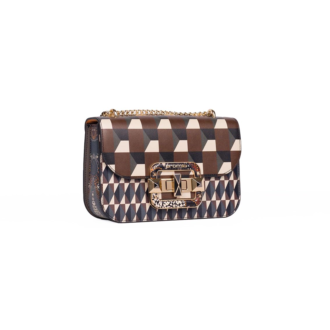 CROMIA LADIES BAG IT DECO (Borsa a spalla) MANDORLA 22,5x14x8cm
