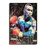 CJQ Alec-Monopolys Boxing Tyson Poster Decorative Painting Canvas Wall Art Living Room Posters Bedroom Painting 16x24inch(40x60cm)