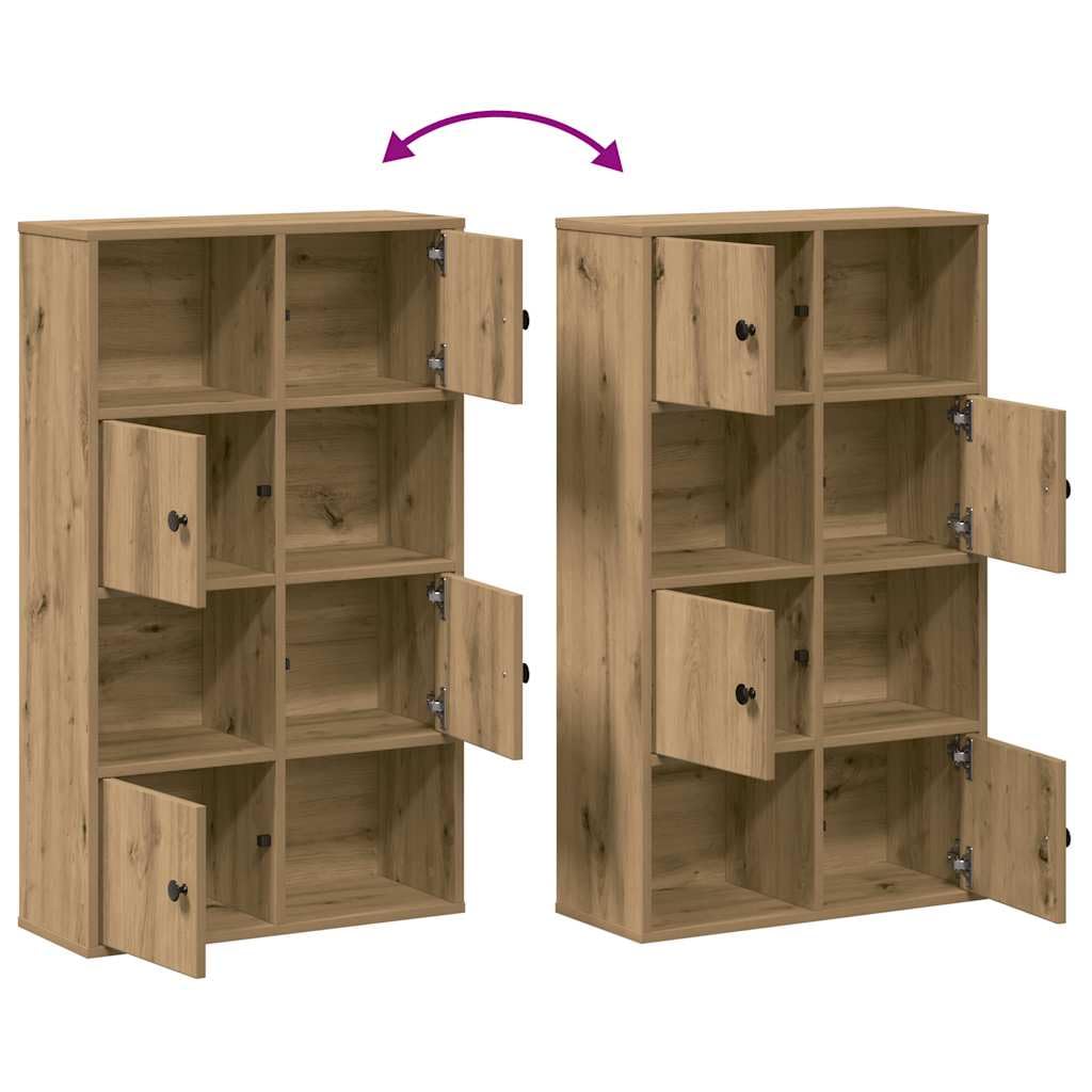 Generisch Bücherregal Artisan-Eiche 60x24x101,5 cm Holzwerkstoff,Möbel,Regalsysteme,Bücherregale Bücherschränke-860399