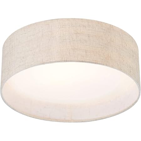 Hamilyeah LED Ceiling Light Fixture Flush Mount,18W Close to Ceiling Lighting, Farmhouse 12 inch Round Light Fixtures Ceiling Mount for Bathroom, Bedroom, Living Room, Dining Room, Kitchen