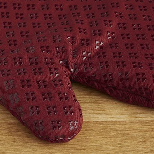 KitchenAid Asteroid Oven Mitt Set, 7"x12.5", Smoked Paprika Red, 2 Piece - image 3