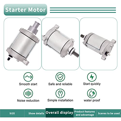 Motor de arranque Road Passion 21163-0064 compatible con ZX1000 ZX-10R ZX10R ZX-10RR ZX10RR Ninja KRT Edition ABS 2014-2021 miniatura 5