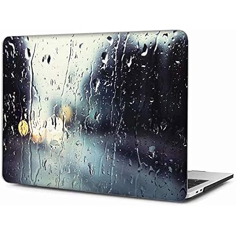 CIAOYE 2020 MacBook Pro 13 Inch Case, A2338 M1 A2251 A2289 A1989 A2159 A1708 A1706 Hard Plastic Protective Case Compatible Pro 13 Inch w/Or w/out Touch Bar 2016-2020, Dark Rainy Day Cover
