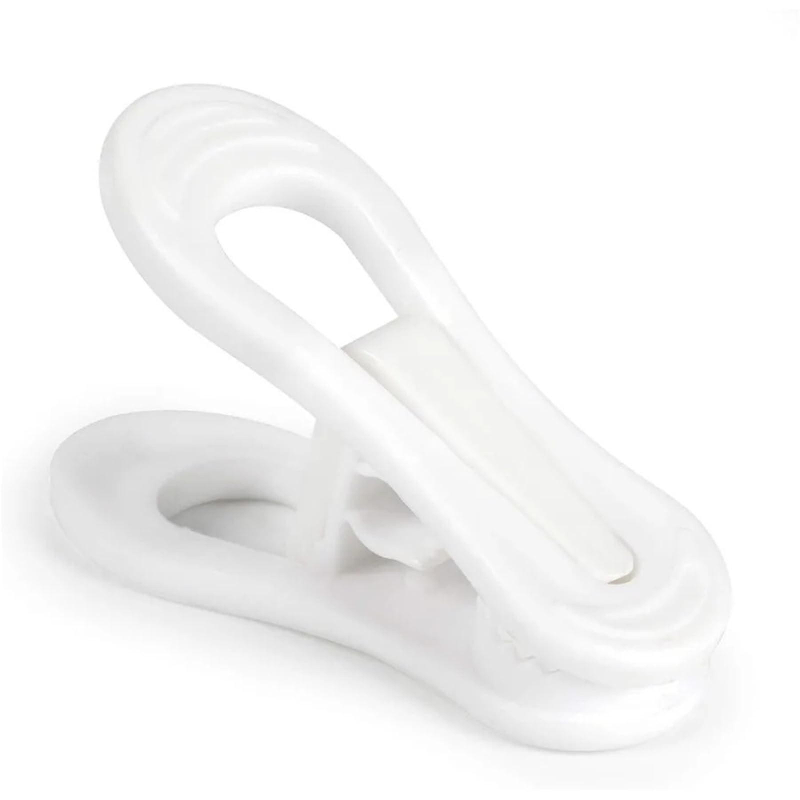 Plastic Clothes Pegs 20pcs White Plastic Clips For Hangers For Clothing Hangers, Versatile For Various Uses