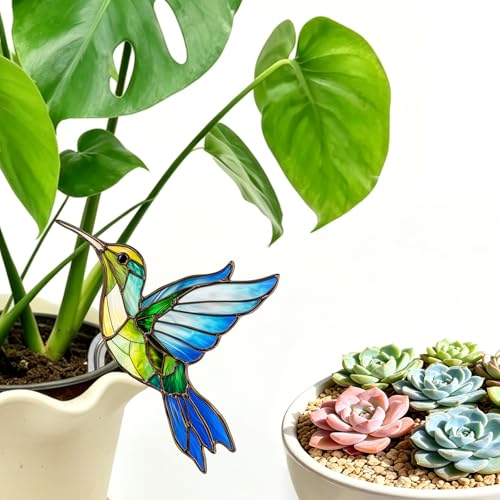 Hummingbird Gifts for Women Mom Grandma, Hanging Planter for Indoor Outdoor Garden, Bird Lover Plant...