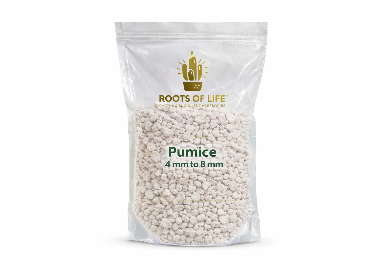 ROOTS OF LIFE® Pumice 4mm to 8mm to Amend Succulents, Cactus and Bonsai Soil -750 GMS-image-3