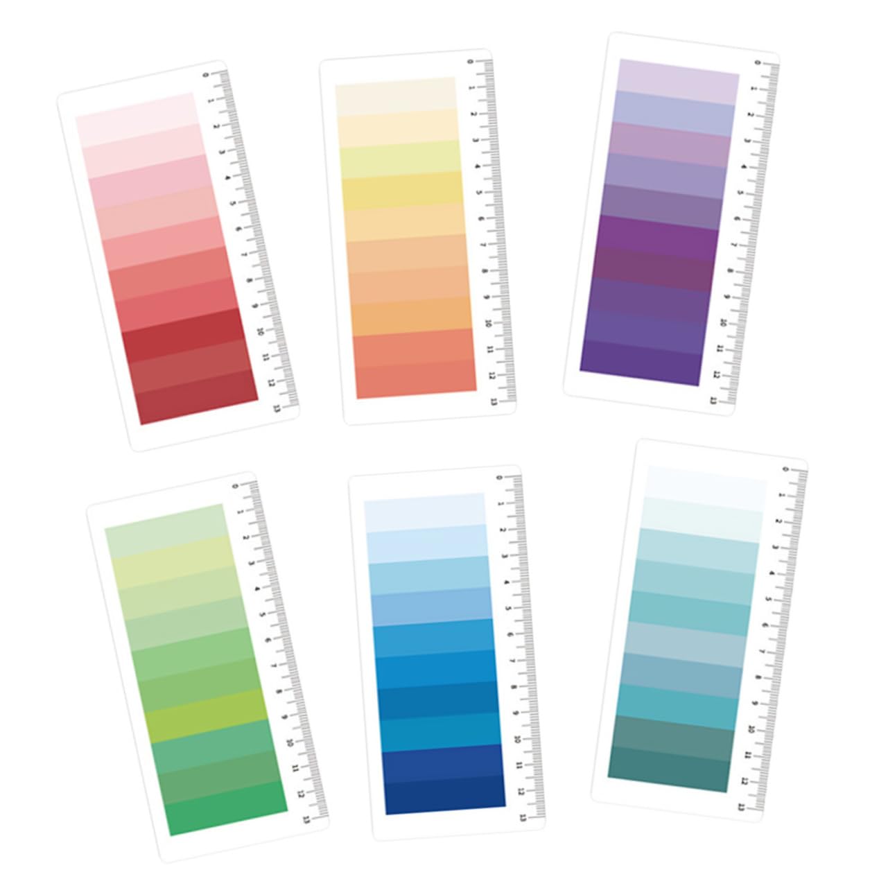 HOMSFOU 12 Sätze Praktische Haftmarker Pastellfarben Selbstklebende Index Tabs für Büro und Zuhause Transparente Notizzettel für Einfache Organisation und Kennzeichnung