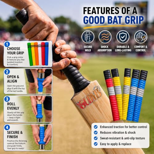 Image of Professional Cricket Bat Handle Octopus Camo Bat Grip with Better Shock Absorption | Cricket Accessories Bat Handle Grips, Pack of 1 (Multicolour)