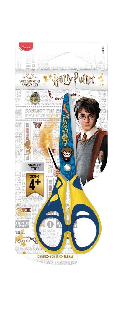 Maped - Nożyczki do szkoły i majsterkowania Harry Potter 13 cm, zaokrąglone końcówki