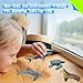 12 Marine Animal Figurines for Kids, Plastic Animal Toys Tiny Portable Sea Creature Figures Playset Montessori Toy Educational Game for Homeschool Preschool Toddler Kids