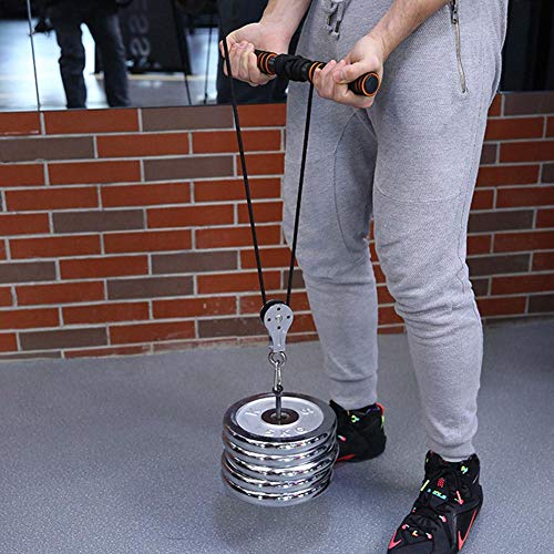 heresell Single Pulley 304 M25 Stainless Steel Swivel Pulley Load Roll 300 kg – Silver
