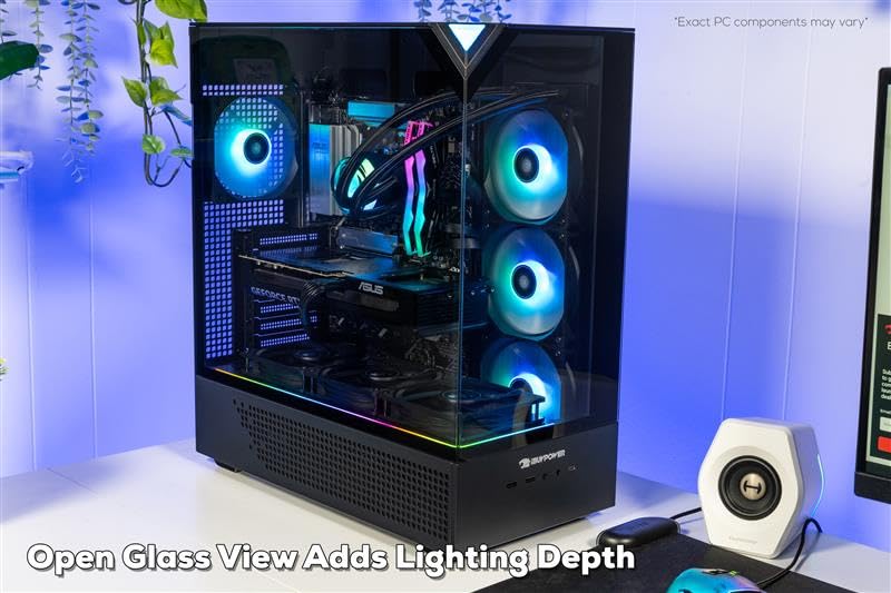 Image of iBUYPOWER Element Gaming PC Desktop Computer Intel Core Ultra 5 225F CPU, NVIDIA RTX 5060Ti 8GB GPU, 16GB DDR5 RGB 5200MHz RAM, 1TB NVMe SSD, Windows 11 Home, Gamer Keyboard and Mouse - EBI5N56T03
