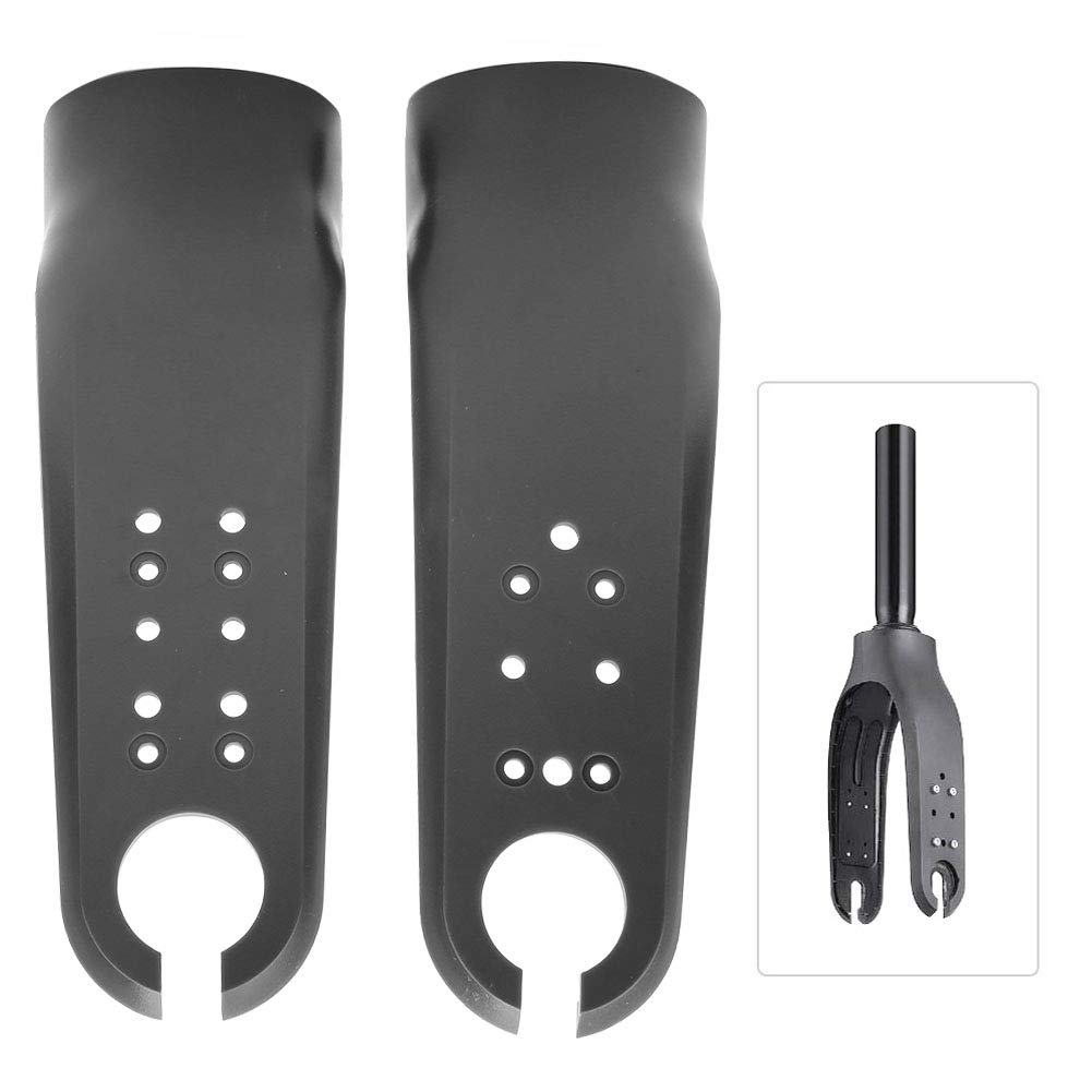 Demeras Cubierta de Horquilla Delantera de Scooter Carcasa de Horquilla Delantera de plástico Compatible con Compatible con Mijia M365 Accesorio de Scooter eléctrico