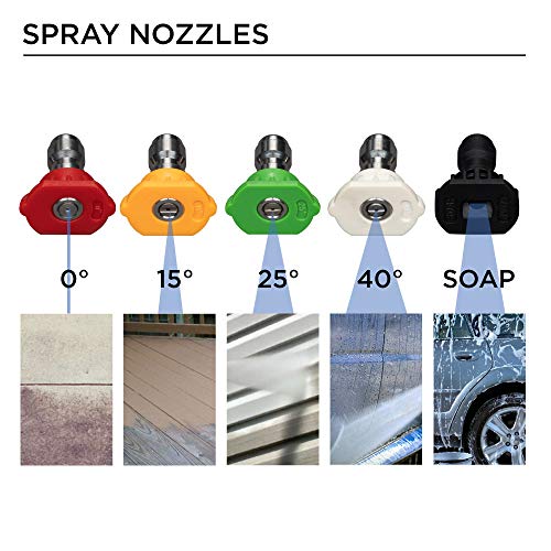 Westinghouse Outdoor Power Equipment WPX3200 Gas Powered Pressure Washer 3200 PSI and 2.5 GPM, Soap Tank and Five Nozzle Set, CARB Compliant