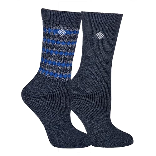 Columbia Women's 2 Pack Textured Wool Crew Socks