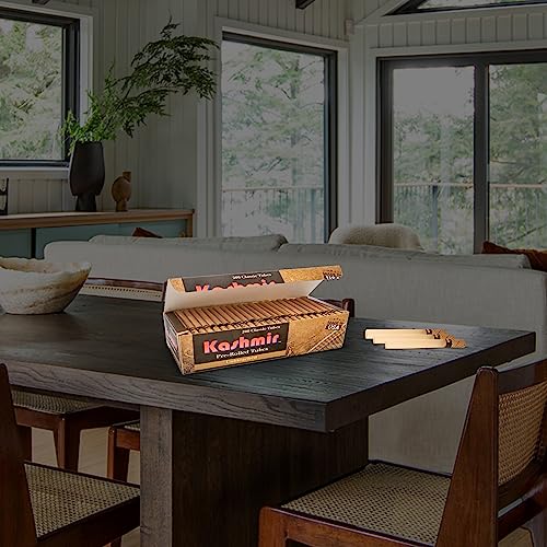 Kashmir Unbleached Cigarette Tubes - Classic Cigarette Tubes For A Pure And Smooth Taste With Highest Quality Papers (200 Count, King Size) #TOP1