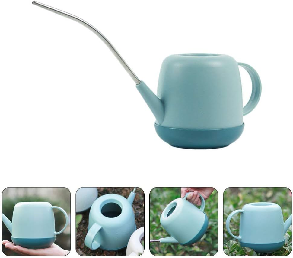 Cabilock Indoor Watering Pot 1l Small Gardening Kettle Durable Plastic Long Spout for Easy Plant Care