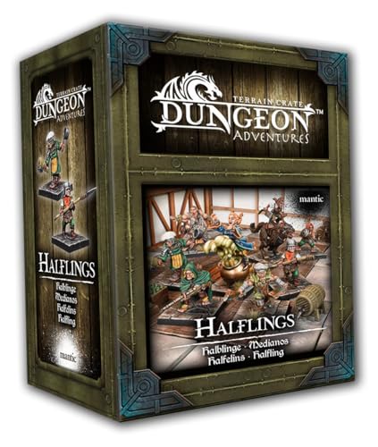 Jeu de table fantasy Mantic Halflings SW figurines stratégie 12 ans