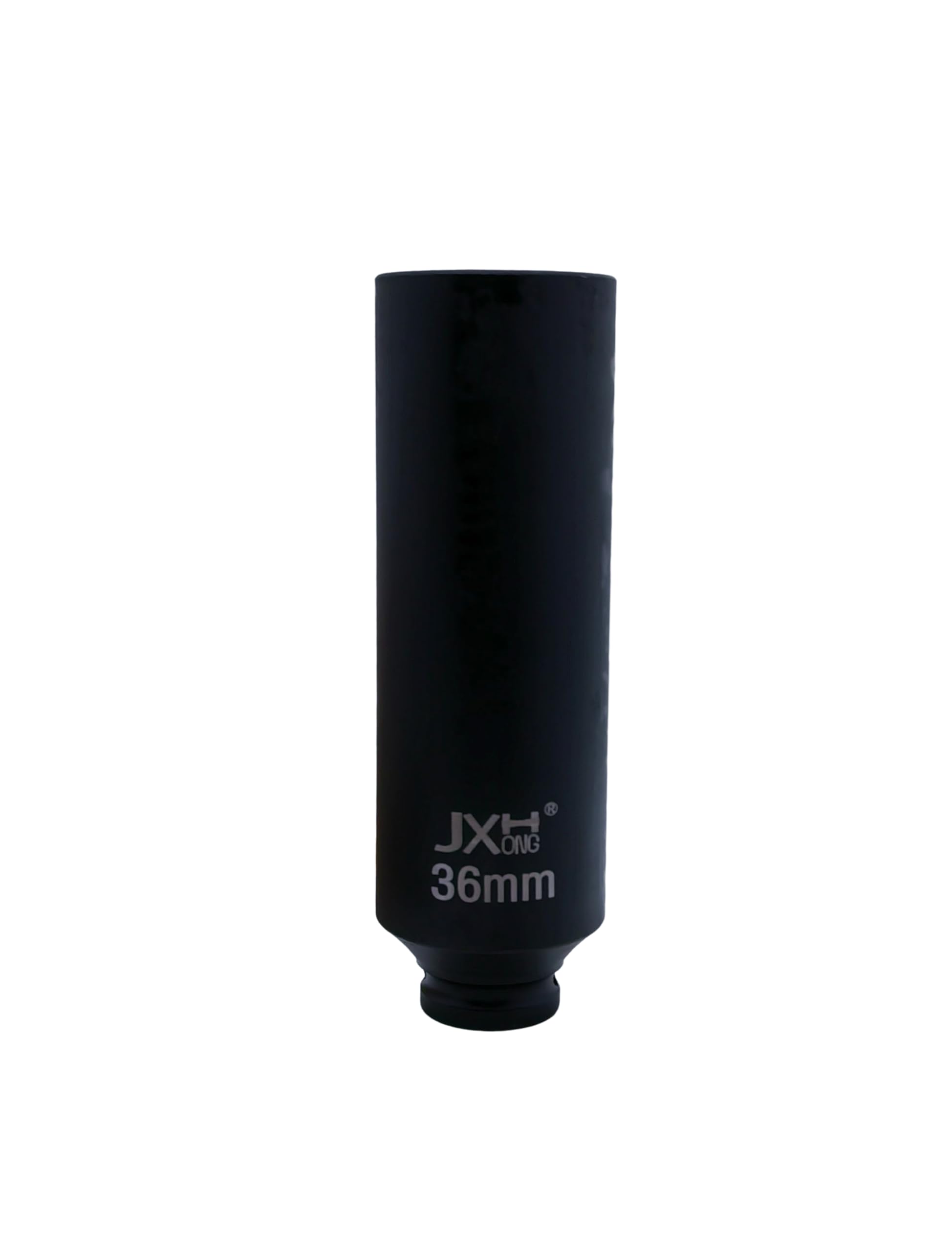 JXHONG 1/2-Inch Drive Metric Extra Deep Impact Socket, Heavy-Duty,6-Point, 6.3-Inch Long, Heat-Treated Cr-V Steel (36mm)
