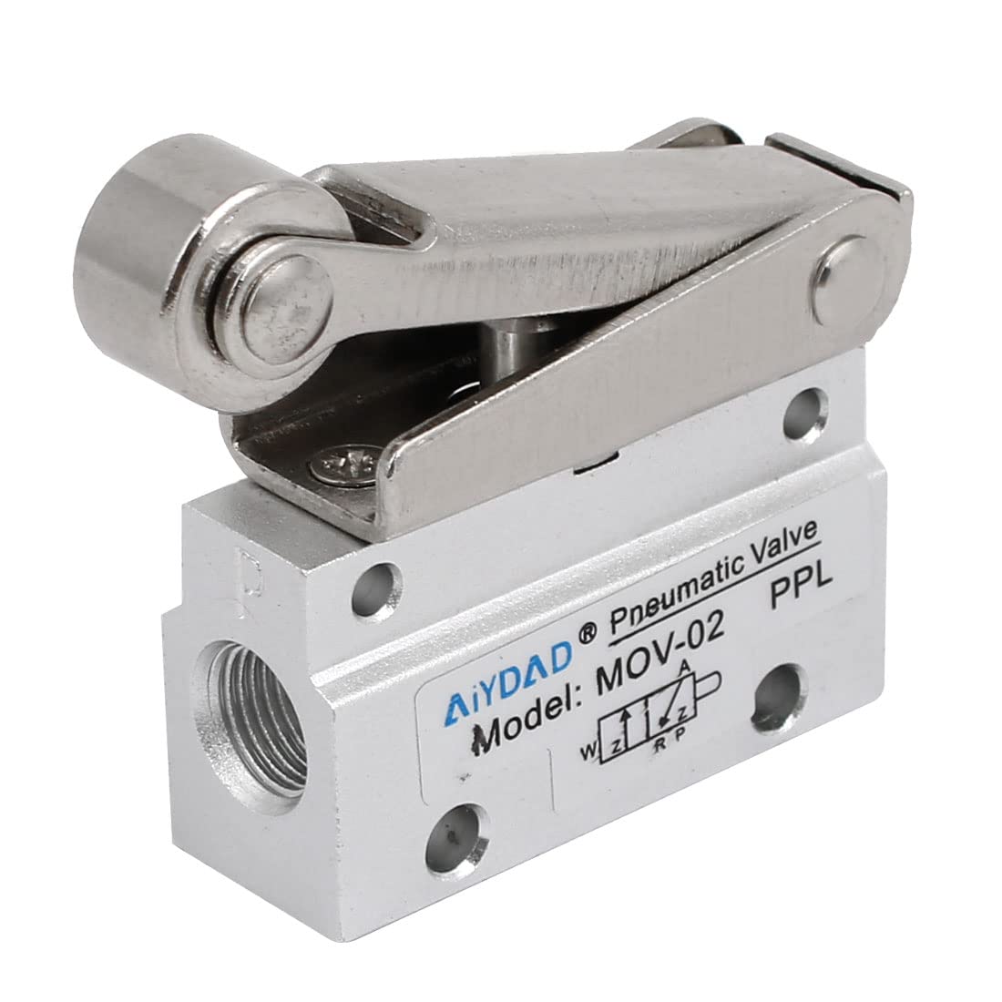 Vanne d'inversion pneumatique MOV-02 interrupteur de roue 2 voies 9mm