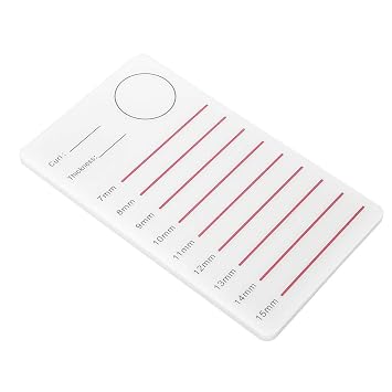 Eyelash Extensions Tray, Plastic Eye Lash Stand Pallet Holder Eyelashes Black Mink False Lashes Mink Lashes Extensions Salon Use02#