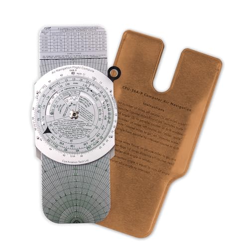Computadora de vuelo CYA Micro E6B de aluminio 7.4 x 4 pulg