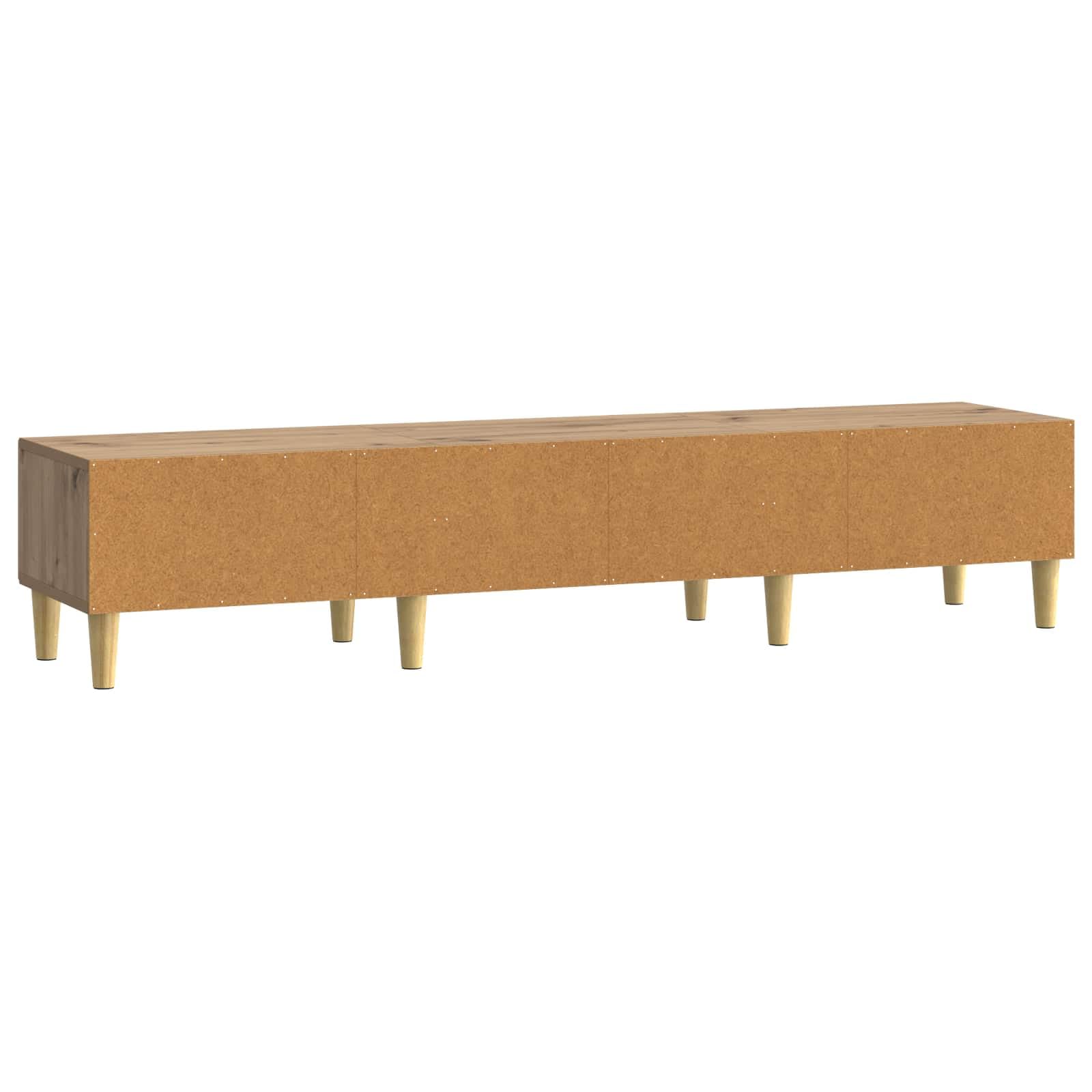 Hothingwell TV-Bank, 147 x 34,5 x 30 cm, aus Holz | Vintage-Stil; Aufbewahrungsschubladen; einfache Pflege mit feuchtem Tuch; für Wohnzimmer