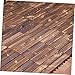 HOMSFOU Interlocking Deck Tiles Easy Wood Patio Paver for Outdoor Flooring Unique Walnut Grain Design for Patios Gazebos and Pool Sides Quick Installation Without Tools
