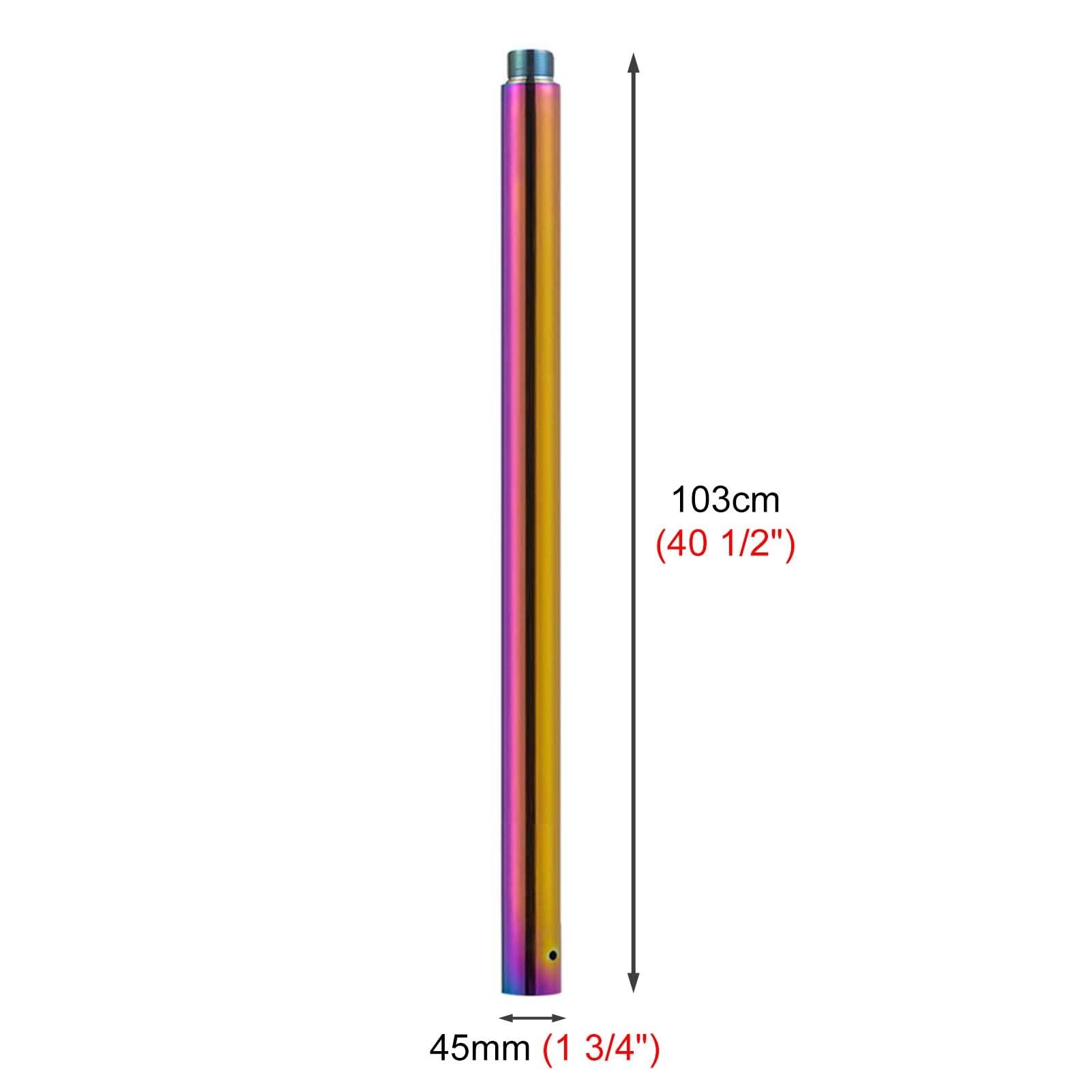 BBHW Apartment Friendly Dance Pole, Home Stripper Pole for Beginners/Professional Dancer, Removable Spinning & Static Pole for Dancing (Color : 103cm (40.5