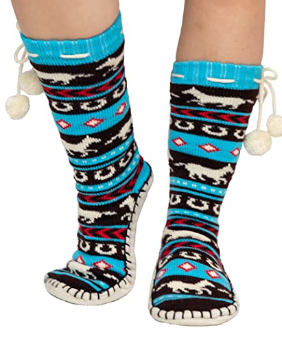 Lazy One Knitted Slipper Socks for Women, Cute Women's Clothing, Warm, Cozy2