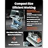 Carvera Air Desktop CNC Machine with 4th Axis, Compact Enclosed Mini CNC Router Mill, Quick Tool Changer Closed-Loop Control, Makera CAM, High Precision 4th Axis for DIY Makers Workshops Metal Wood