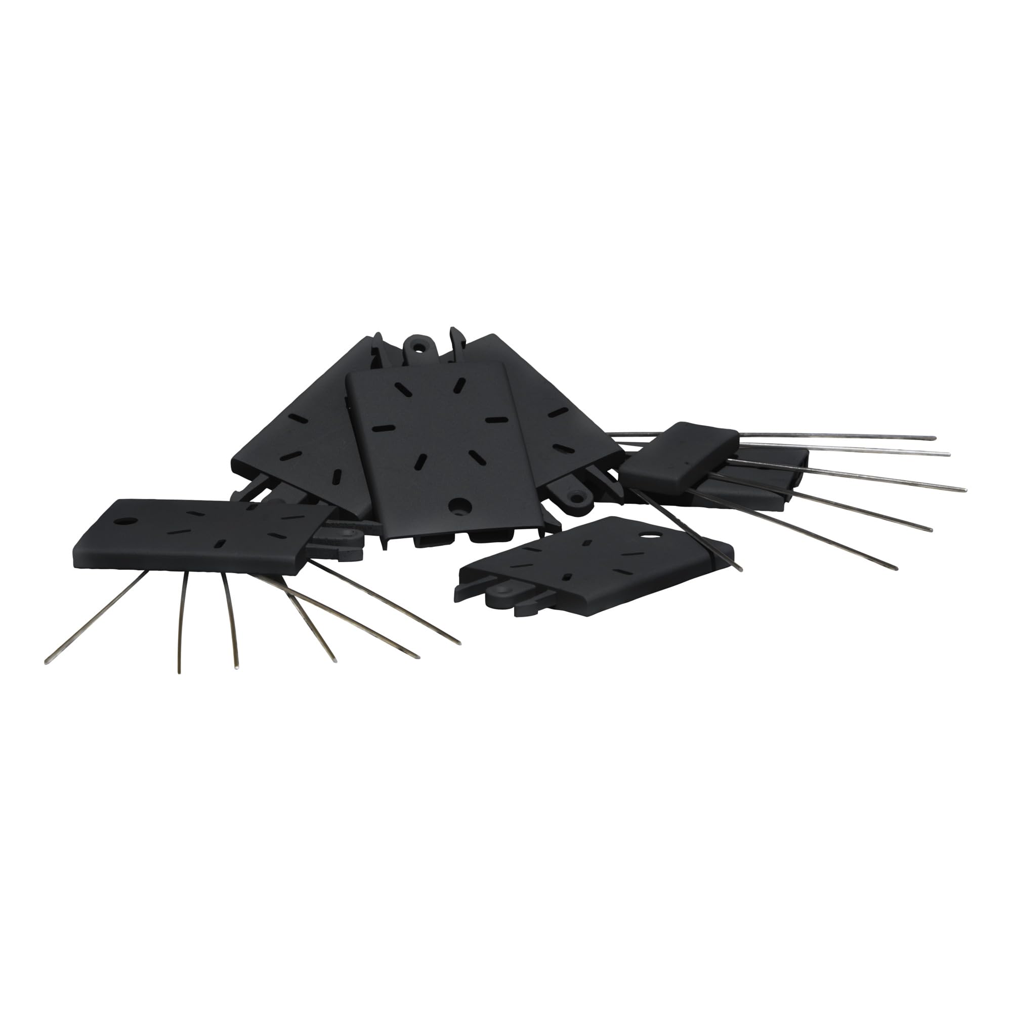 Windhager Vogel- & Taubenabwehr: Starter-Set, Vogelabwehr, Taubenabwehrspitzen, Taubenspikes Set PVC-Leiste Edelstahl-Spikes, max. 100 cm, 36 Stück
