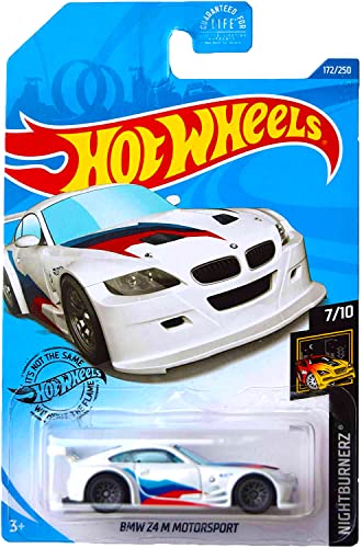 Hot Wheels 2020 Nightburnerz Z4 M Motorsport Blanco miniatura 1
