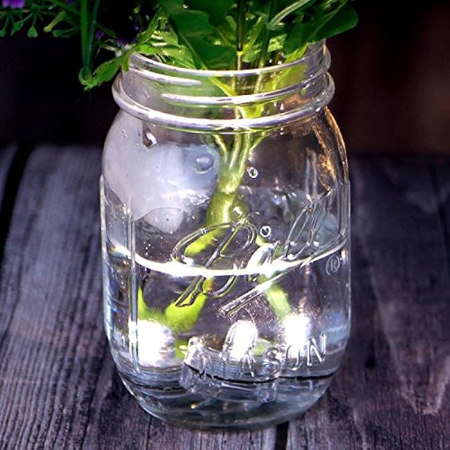 IMAGE Submersible Pond Lights 12 Pack LED Underwater Tea Lights Battery Operated Candles for Vase Water Tank Wedding Party Home Decor Floral Cool White