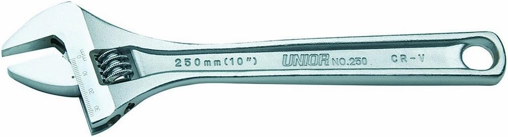 Unior URT725 Adjustable Wrench - Chrome, 12 Inch