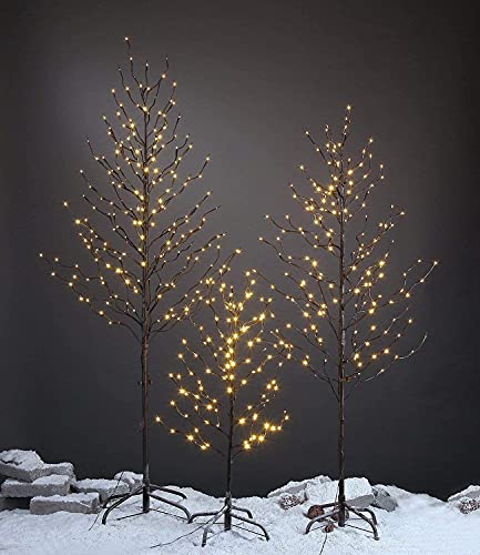 Lightshare Set of 3 Star Light Trees Christmas Decorations, Including 3 feet, 5 feet, and 6 feet,...