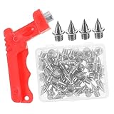 BIUDECO 1set Running Spikes for Track Shoes Hard Steel Shoe Spikes and Easy to Install for Athletes and Outdoor Sports