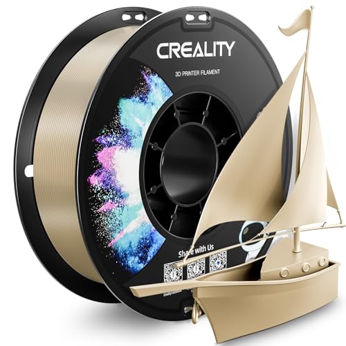 Image of CREALITY PETG Filament 1.75mm 3D Printer Filament, 1kg (2.2lb) Neatly Wound Spool, Dimensional Accuracy ±0.03mm, Fit for Ender, Bambu Lab, Anycubic,ELEGOO FDM Printers, Beige