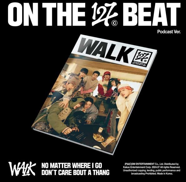 Amazon.com: NCT-127 6th Album WALK Set (2 photobooks) 2 pcs in