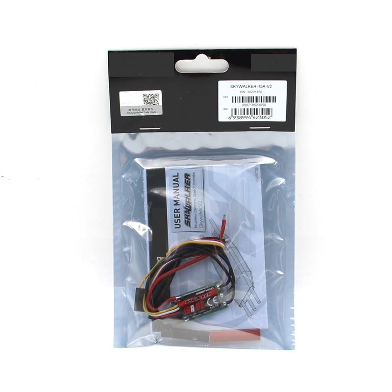 SPARKHOBBY HobbywingSkywalker Contrôleur de vitesse ESC sans balais 15 A V2 2 ~ 3S 5 V