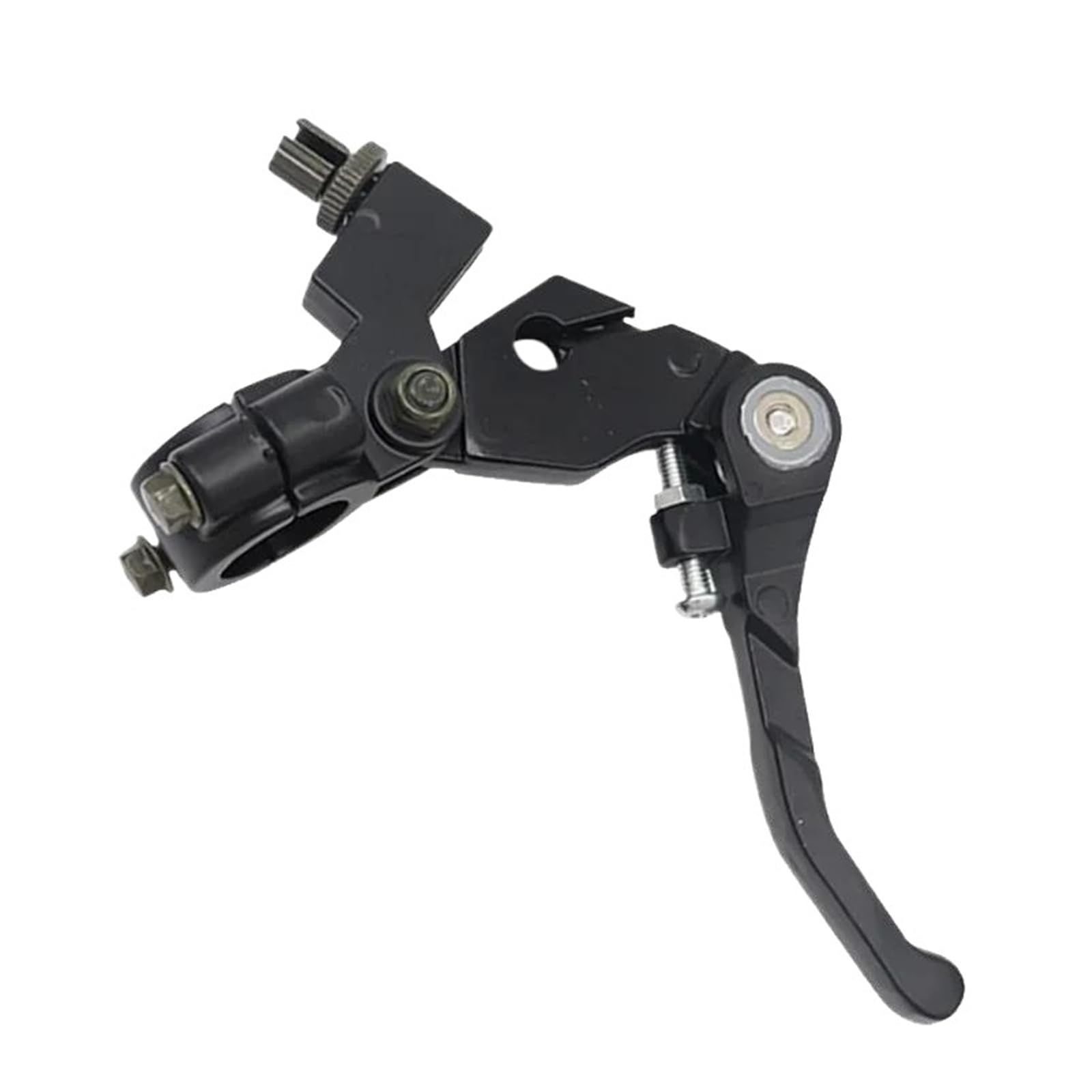 ETEKGVYVA Clutch Brake Lever Set Universal Folding Brake Clutch Lever Set Motorcycle 50cc 110cc 125cc 140cc 160cc 200cc(Black Clutch Lever)