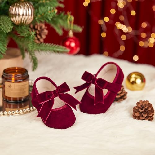Image of PHIRAMIN Toddler Girl Mary Jane Dress Shoes-Little Girl School Uniform Shoes for Wedding Party