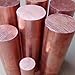 GTPBAO Copper Solid Round Rod Bar 2mm to 30mm for Heat Sink Manufacturing and Industrial Application Solid Crafting(15x100mm)