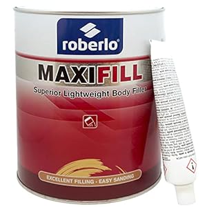 roberlo Maxifill Universal Superior Lightweight Body Filler for Automotive Repairs, High Filling Capacity, Ideal for…