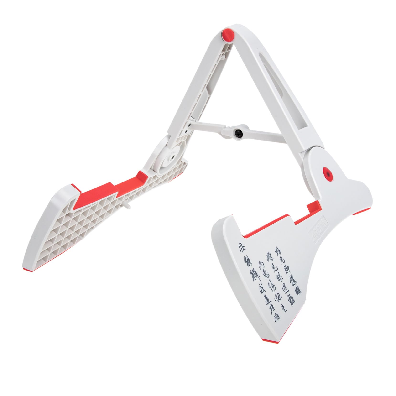 FUNOMOCYA Folding Music Stand Portable Violin Guitar Stand Movable Chute for Accurate Instrument Positioning