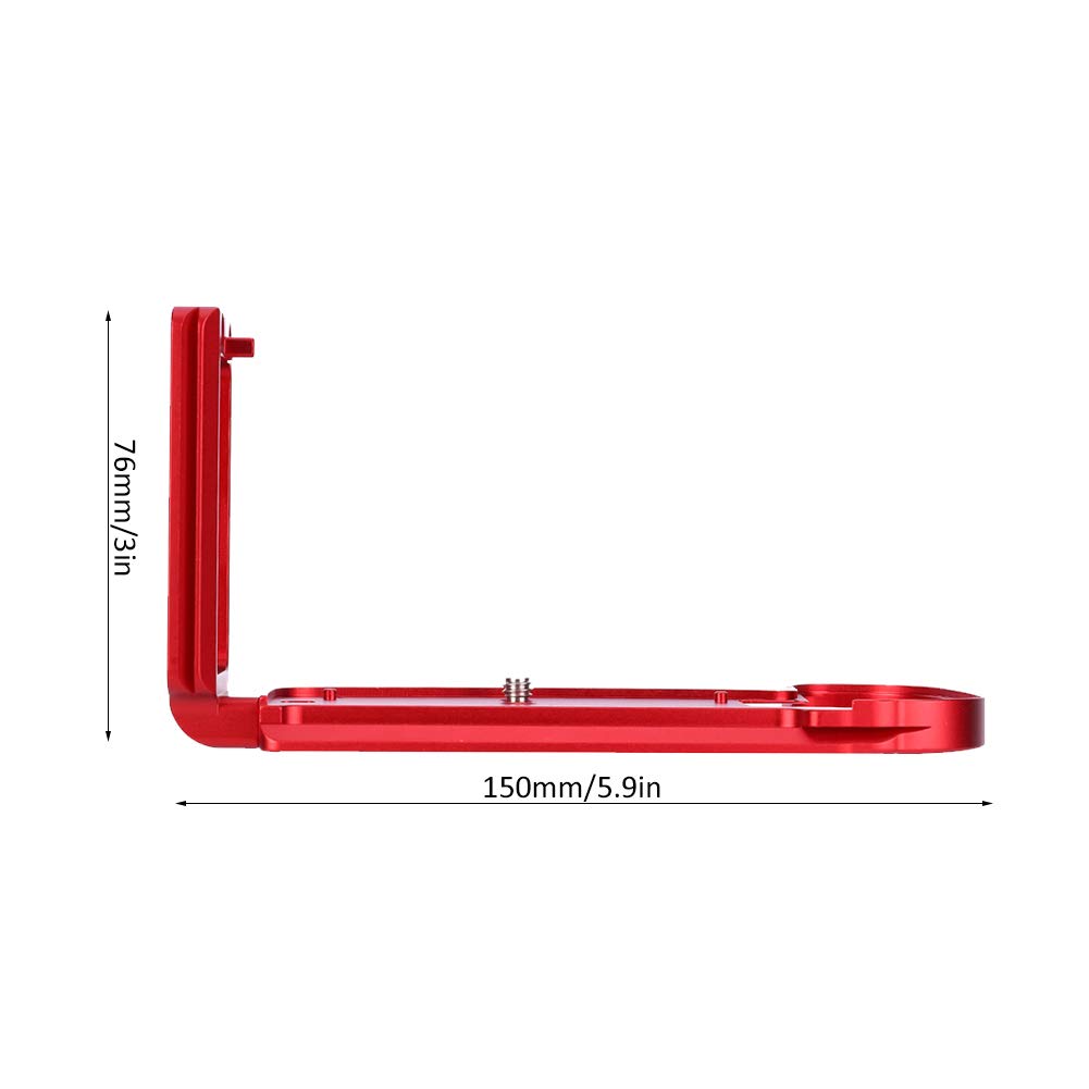 Yctze L-Bracket A Sgancio Rapido Per Fotocamera Mirrorless In Lega Di Alluminio, Compatibile Arca-Swiss, Con Accesso A Batteria E Porte, Per GH4